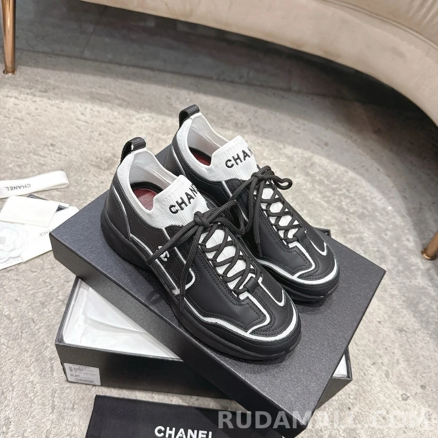 샤넬 샤넬 앤 컬러블록 스니커즈 상세 이미지