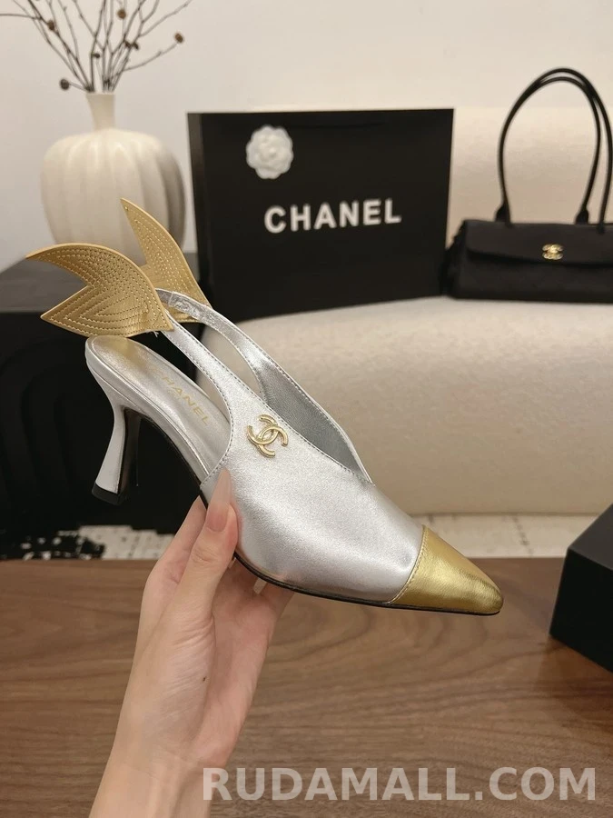 샤넬 샤넬 핀 슬링백 힐 상세 이미지