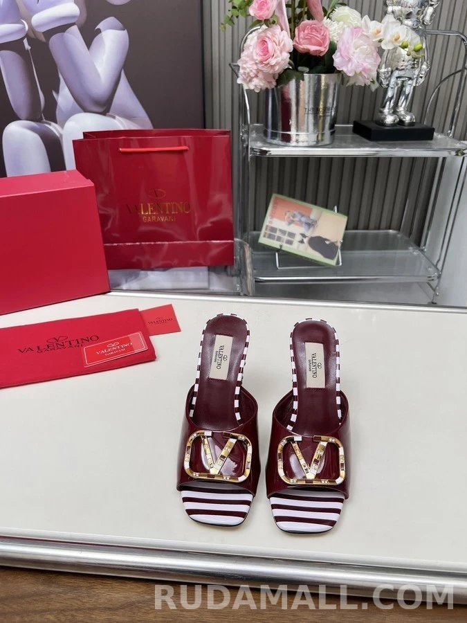 발렌티노 발렌티노 V로고 쥬얼리 뮬 상세 이미지