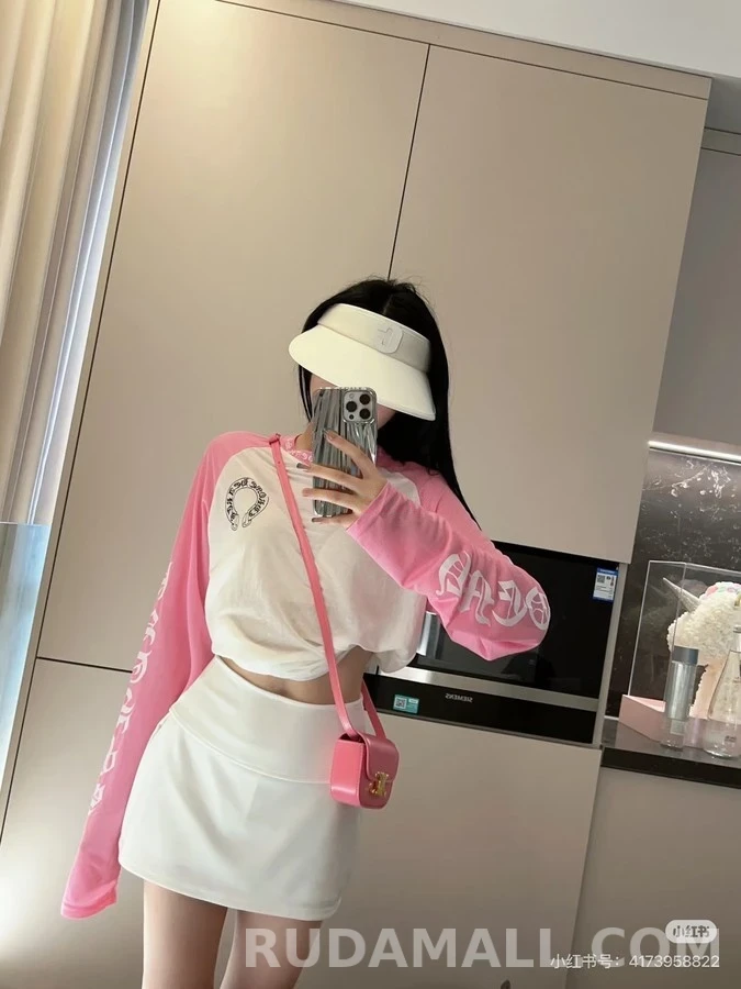 크롬하츠 크롬하츠 배색 래글런 긴팔 티셔츠 상세 이미지