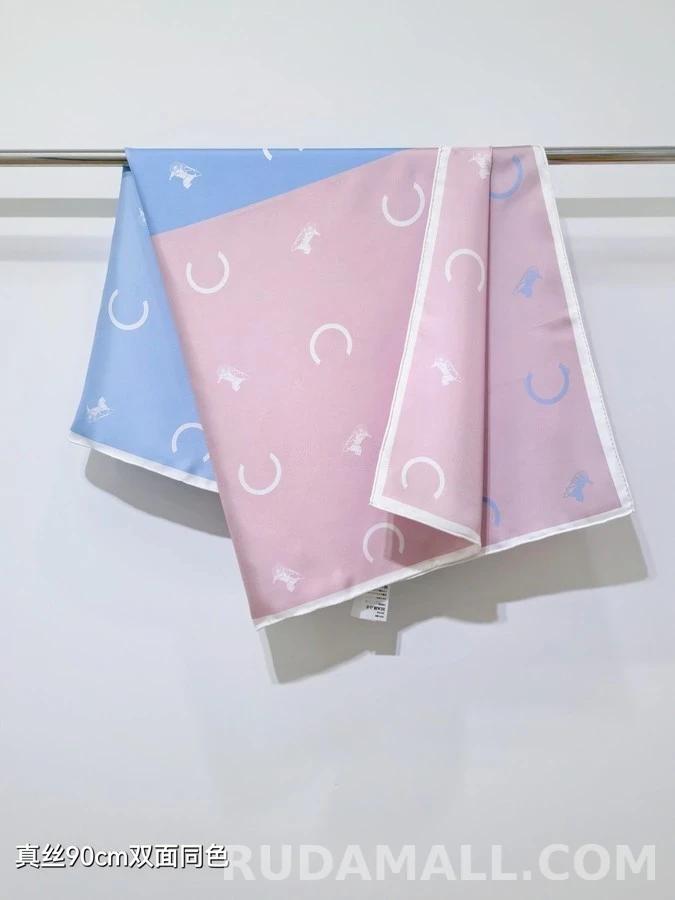 셀린느 셀린느 쿼드 컬러 블록 홀스 모티프 스카프 상세 이미지