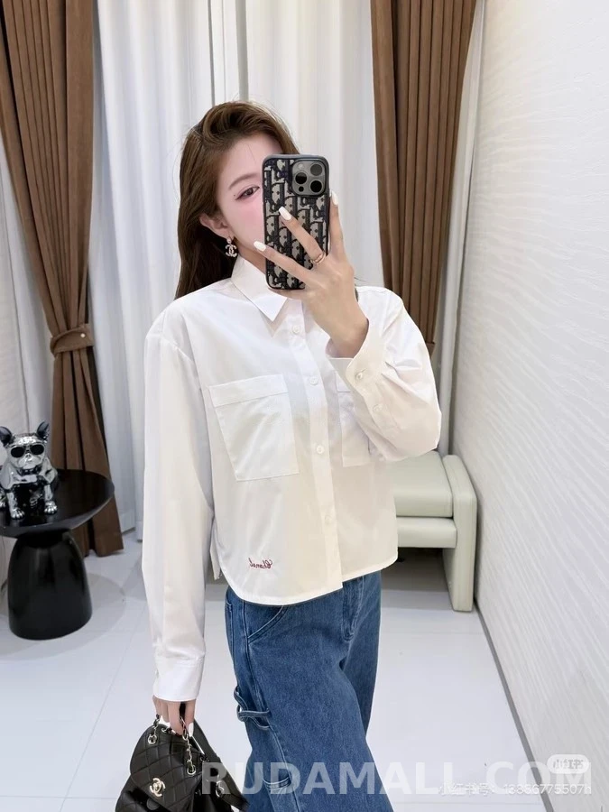 샤넬 샤넬 자수 체인 긴팔 티셔츠 상세 이미지