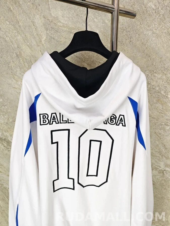 발렌시아가 발렌시아가 NBA 로고 스플라이스 후드 집업 상세 이미지