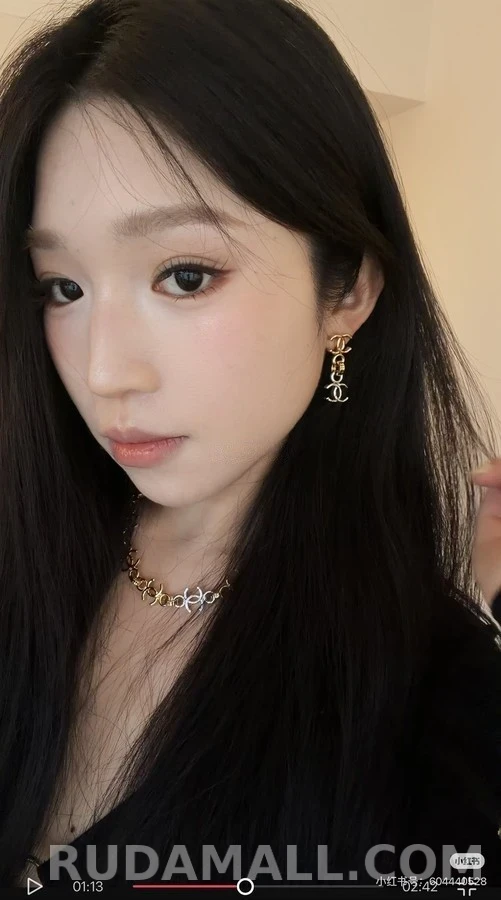 샤넬 샤넬 로고 투톤 체인 목걸이 상세 이미지