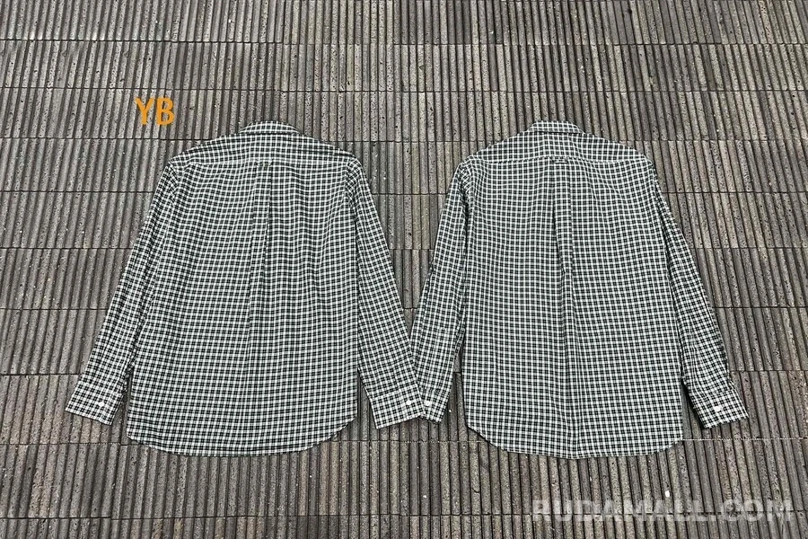 셀린느 셀린느 체크 자수 셔츠 상세 이미지