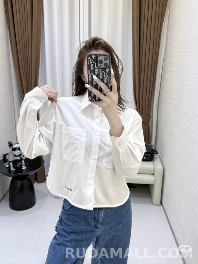 샤넬 샤넬 크롭 셔츠 상세 이미지