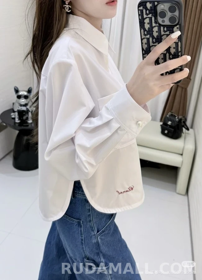 샤넬 샤넬 크롭 셔츠 상세 이미지