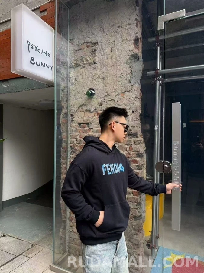 펜디 펜디 플라워 자수 후드 상세 이미지