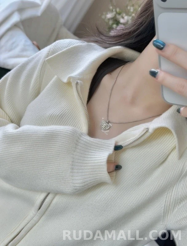 샤넬 샤넬 하트 더블 C 펜던트 목걸이 상세 이미지