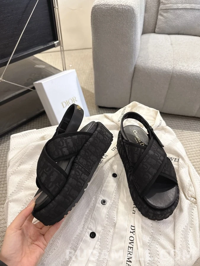 디올 디올 오블리크 플랫폼 샌들 상세 이미지