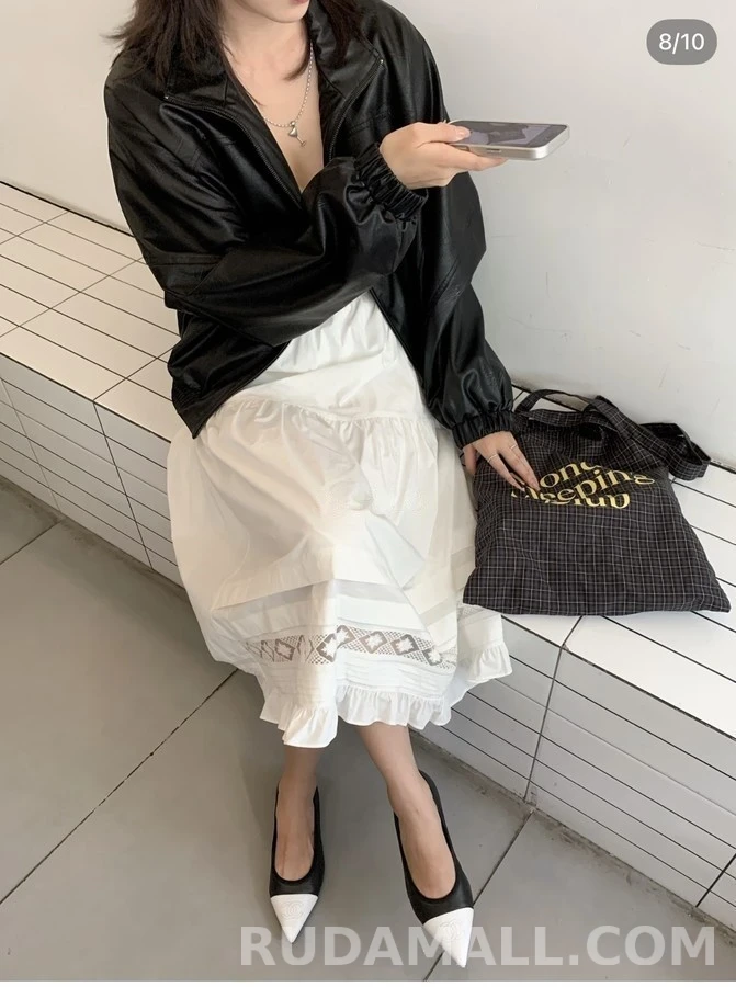 샤넬 샤넬 투톤 로고 슬링백 힐 상세 이미지