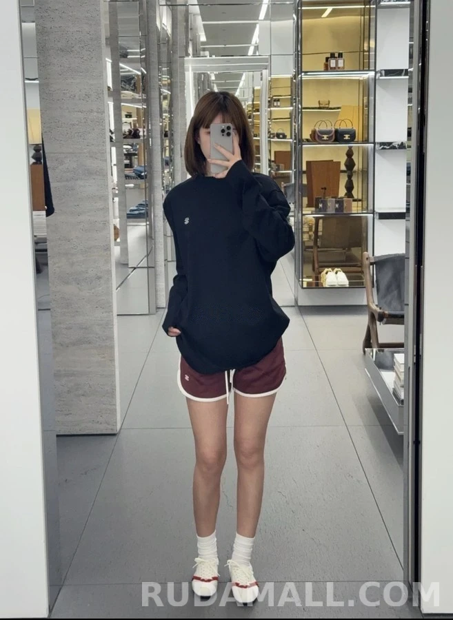 셀린느 셀린느 자수 긴팔 티셔츠 상세 이미지
