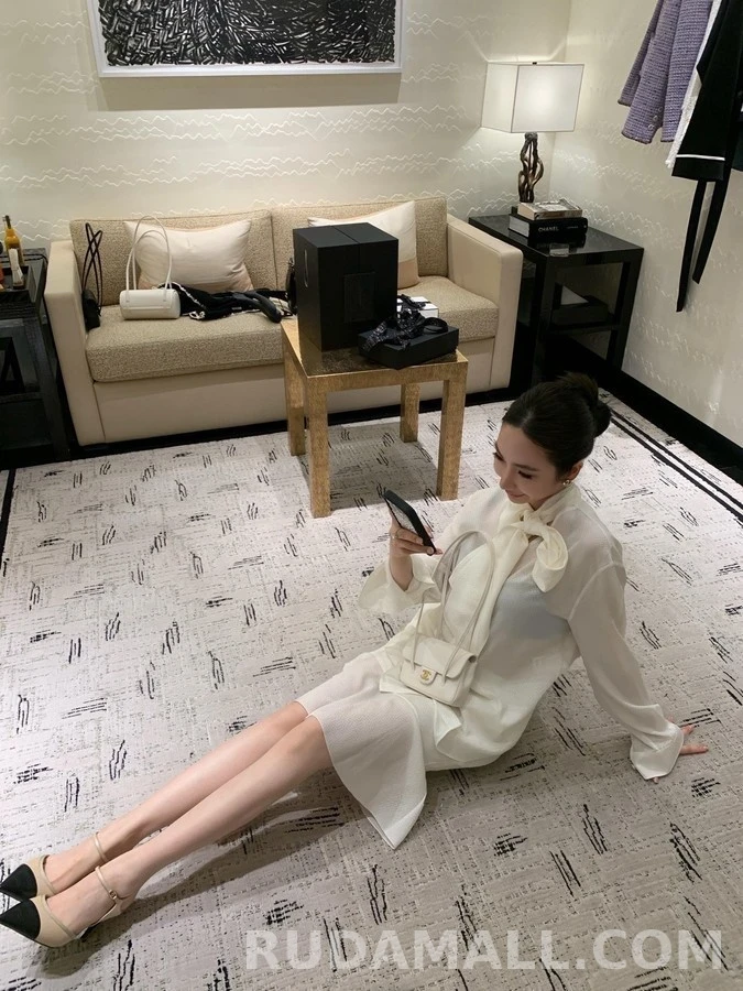 샤넬 샤넬 투톤 포인티드토 힐 상세 이미지