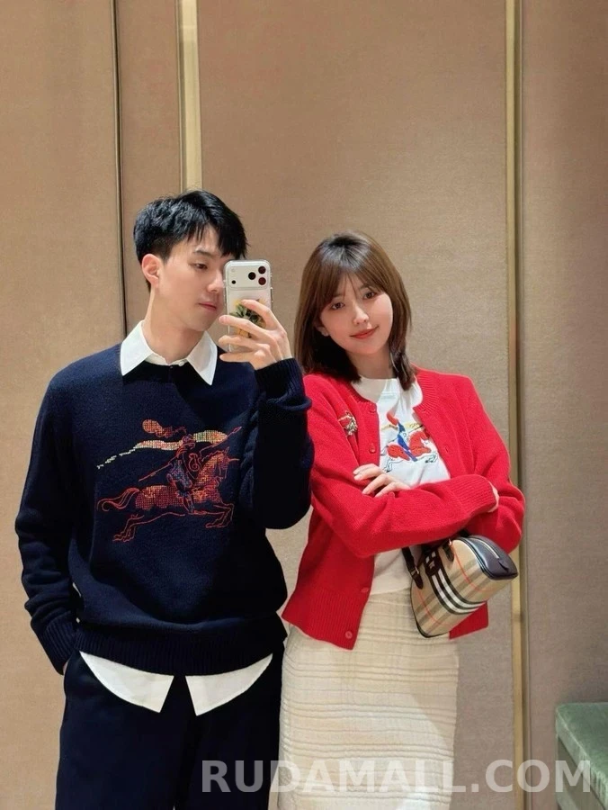 버버리 버버리 EKD 기사 자수 니트 상세 이미지