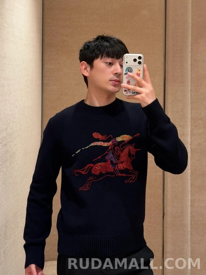버버리 버버리 EKD 기사 자수 니트 상세 이미지