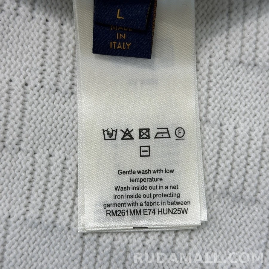 루이비통 루이비통 컬러 블록 패치워크 니트 집업 상세 이미지