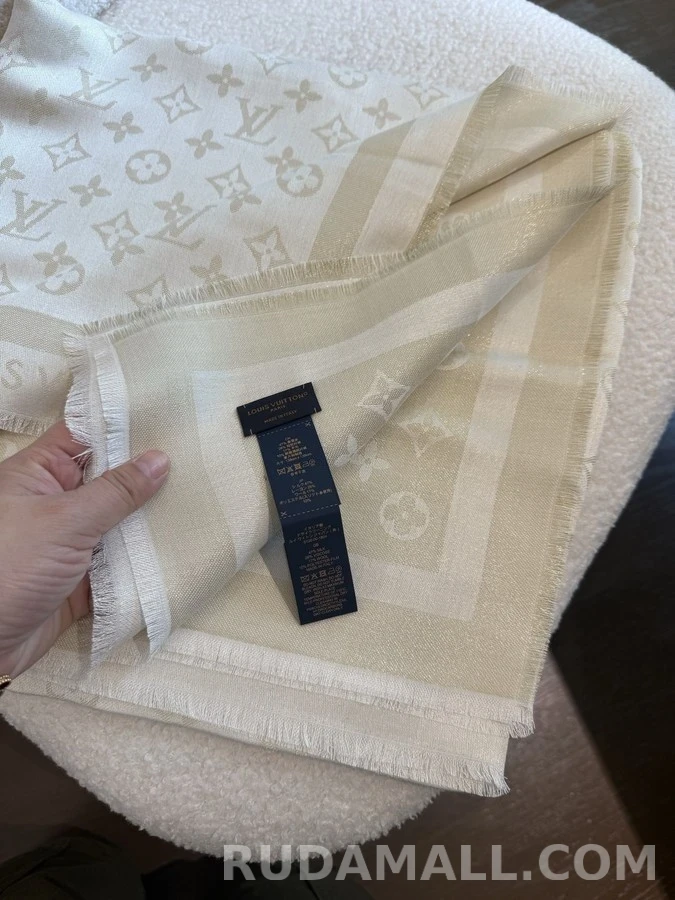 루이비통 루이비통 모노그램 자카드 숄 상세 이미지