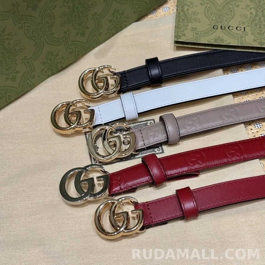 구찌 구찌 더블 G 버클 엠보싱 벨트 상세 이미지