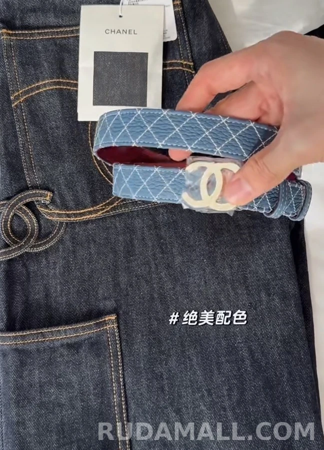 샤넬 샤넬 퀼팅 벨트 상세 이미지