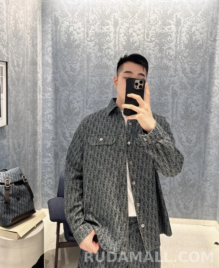 디올 디올 오블리크 데님 셔츠 상세 이미지