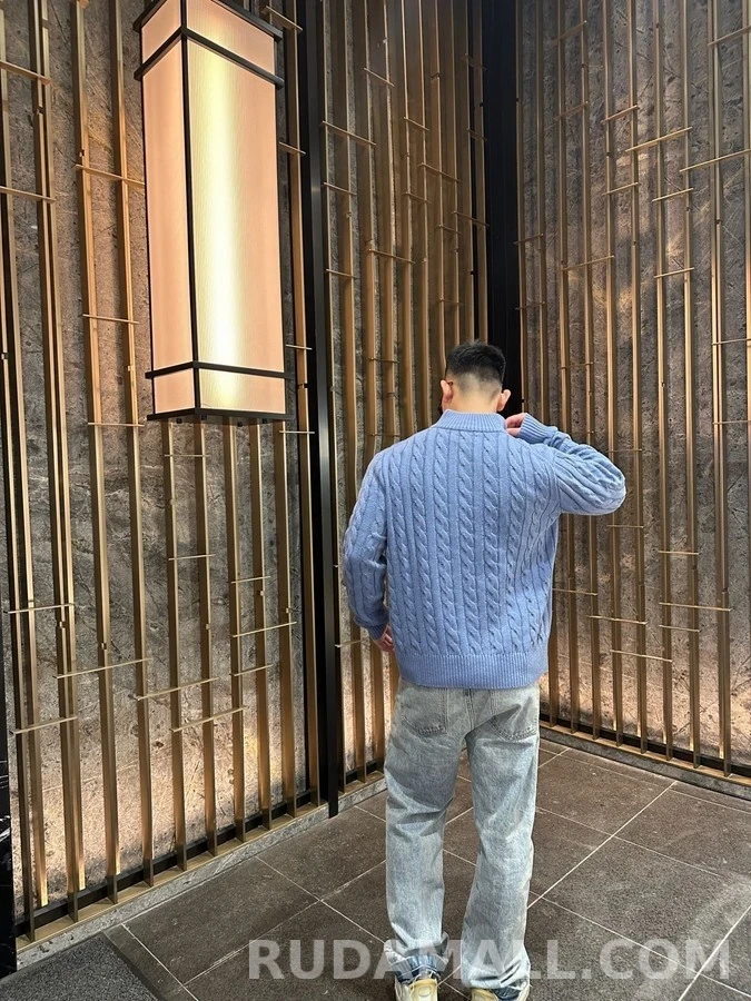 폴로 랄프 로렌 폴로 랄프 로렌 케이블 쿼터집 니트 상세 이미지