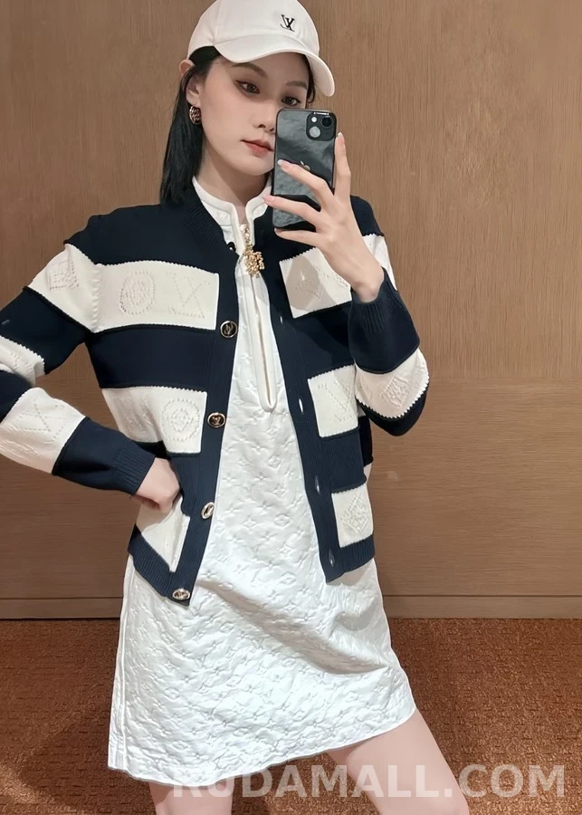 루이비통 루이비통 모노그램 스트라이프 긴팔 티셔츠 상세 이미지