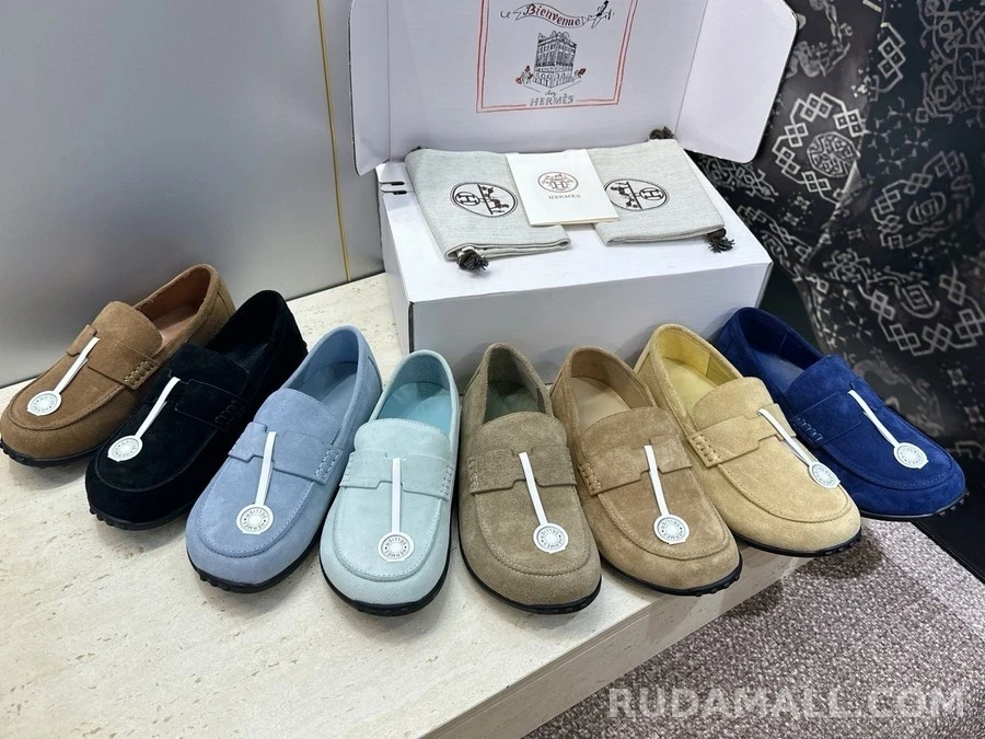 에르메스 에르메스 스웨이드 드라이빙 로퍼 상세 이미지