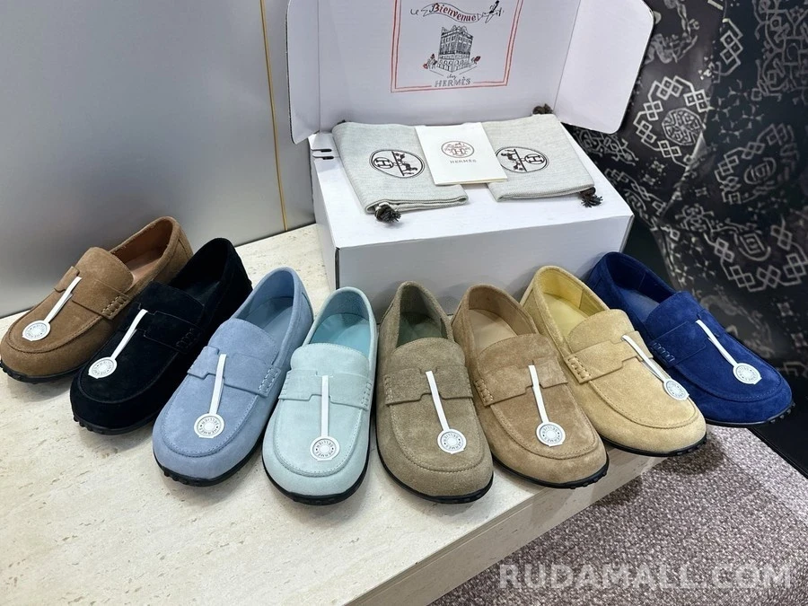 에르메스 에르메스 스웨이드 드라이빙 로퍼 상세 이미지