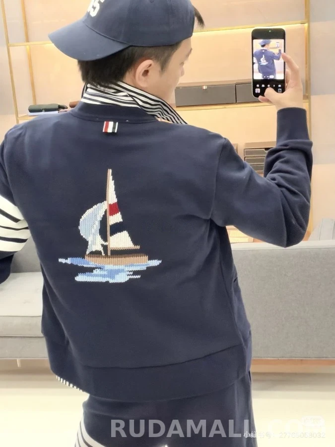 톰브라운 톰브라운 스트라이프 가디건 상세 이미지