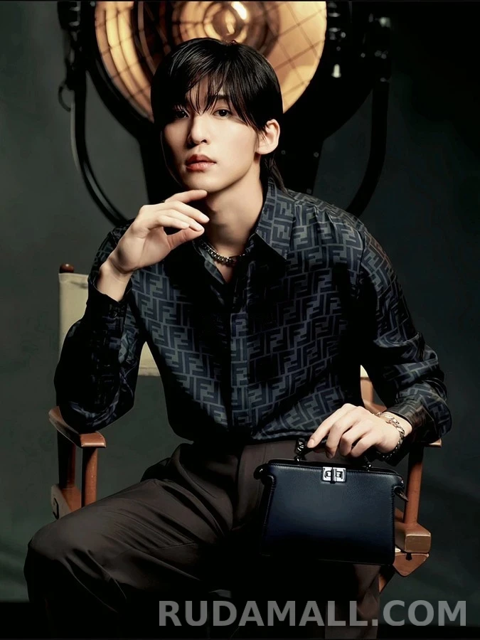 펜디 펜디 로고 패턴 셔츠 상세 이미지