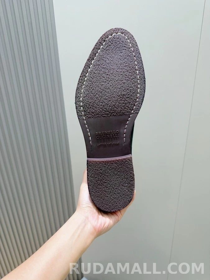 브루넬로 쿠치넬리 브루넬로 쿠치넬리 스웨이드 첼시 부츠 상세 이미지