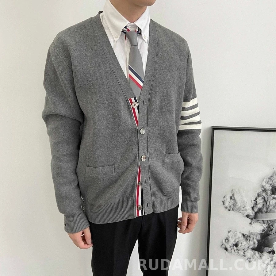 톰브라운 톰브라운 4선 스트라이프 가디건 상세 이미지