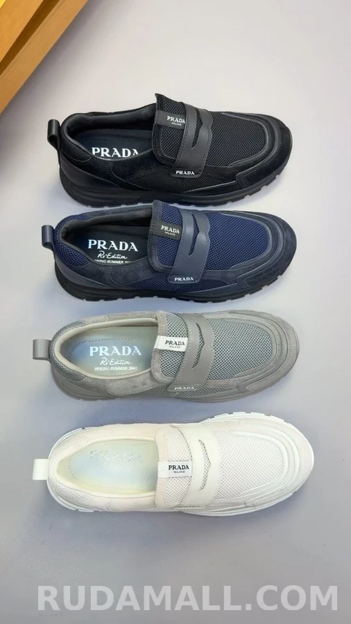 프라다 프라다 벨크로 스트랩 스니커즈 상세 이미지