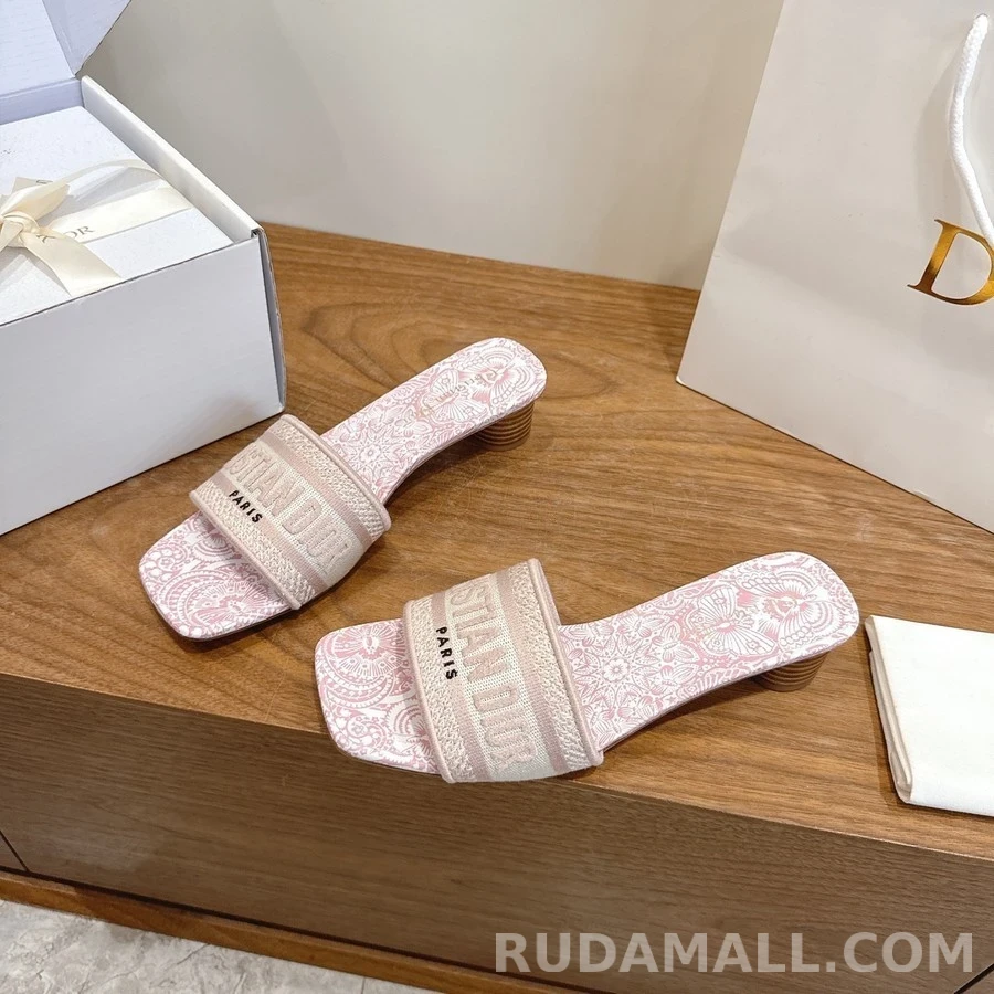 디올 디올 Dway 로고 자수 뮬 상세 이미지