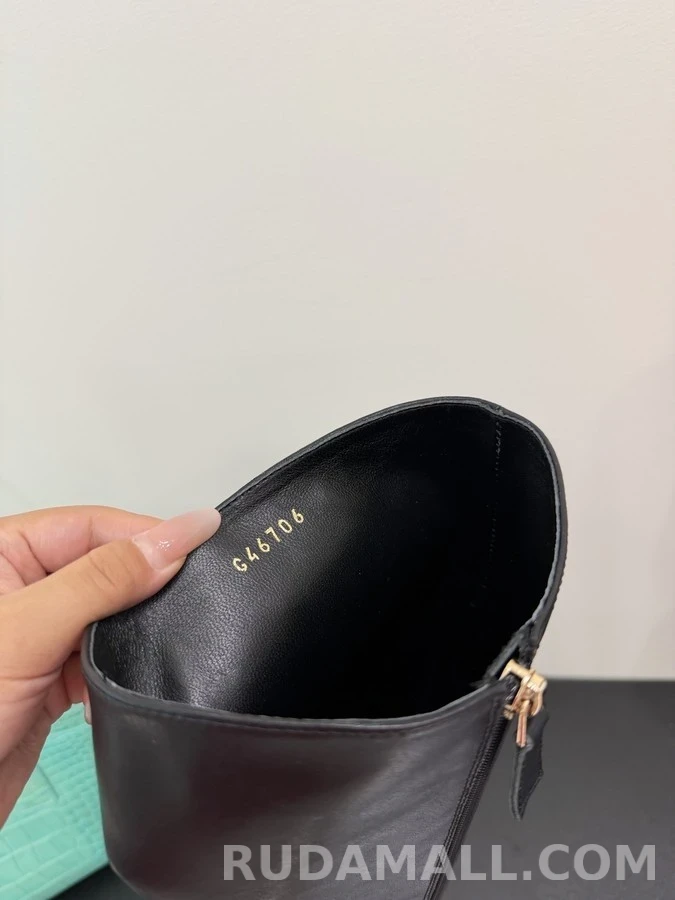 샤넬 샤넬 스퀘어토 블록힐 롱부츠 상세 이미지