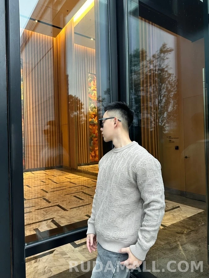 디올 디올 오블리크 자카드 스웨터 상세 이미지