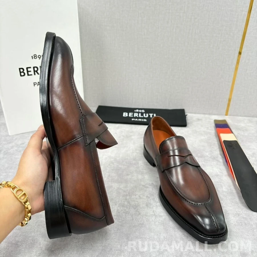 벨루티 벨루티 레더 페니 로퍼 상세 이미지
