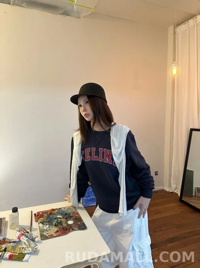 셀린느 셀린느 아치 레터링 맨투맨 상세 이미지