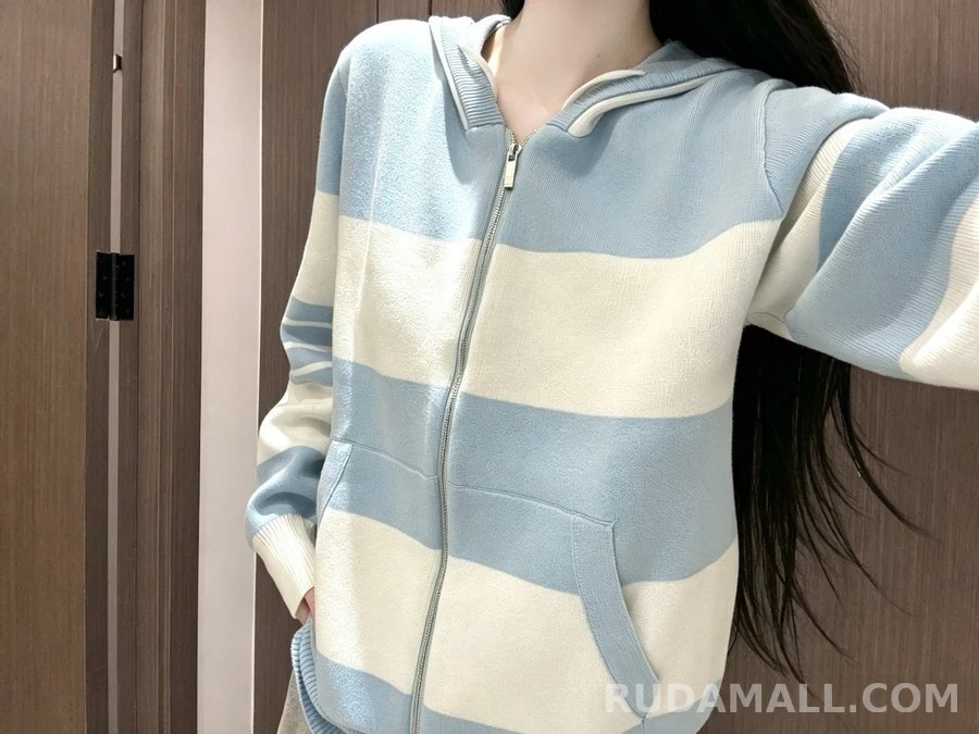 톰브라운 톰브라운 스트라이프 강아지 후드 집업 상세 이미지