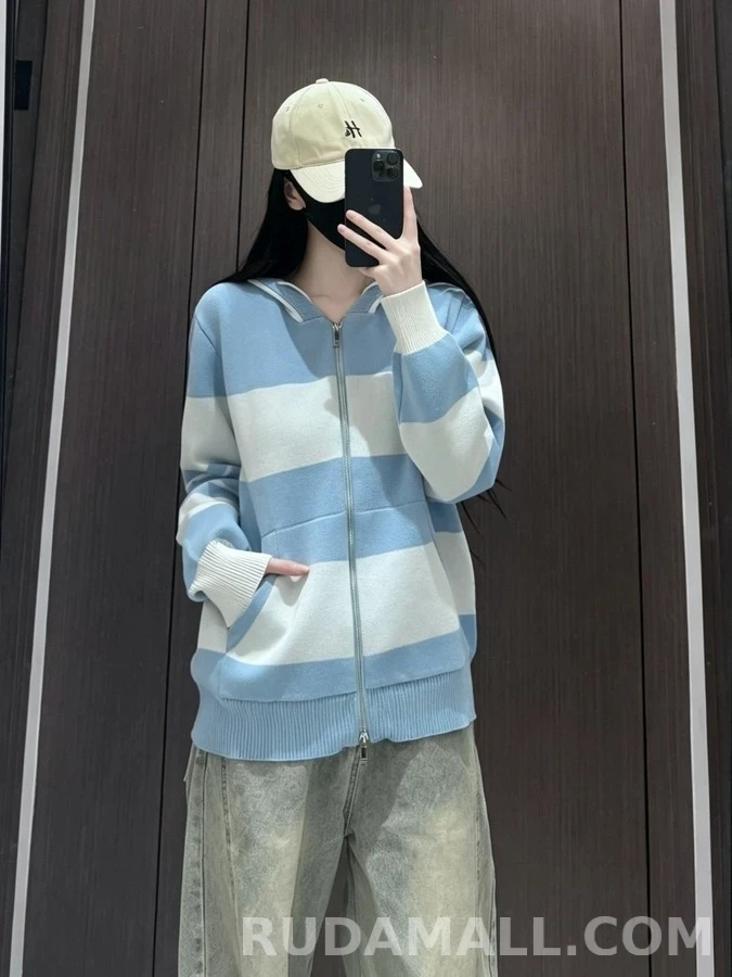 톰브라운 톰브라운 스트라이프 강아지 후드 집업 상세 이미지