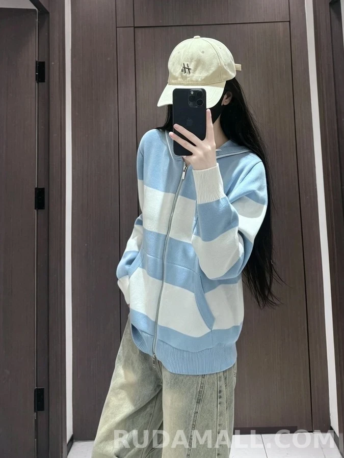 톰브라운 톰브라운 스트라이프 강아지 후드 집업 상세 이미지