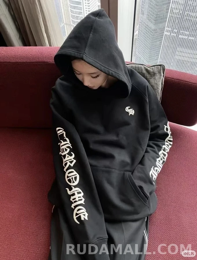 크롬하츠 크롬하츠 레터링 자수 맨투맨 상세 이미지