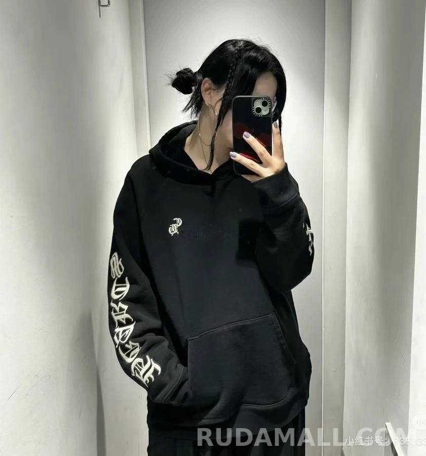 크롬하츠 크롬하츠 레터링 자수 맨투맨 상세 이미지