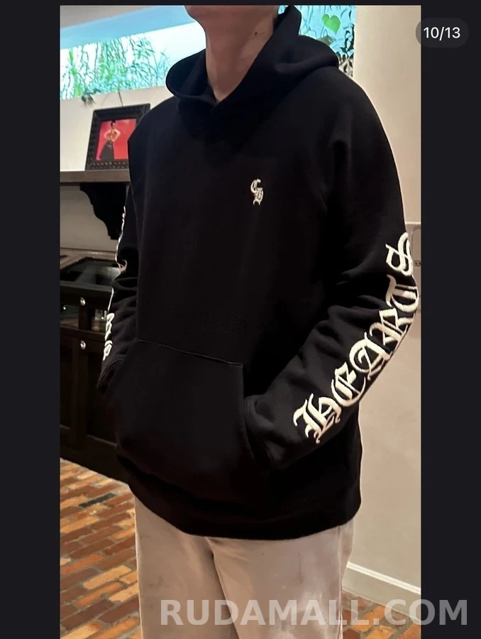 크롬하츠 크롬하츠 레터링 자수 맨투맨 상세 이미지