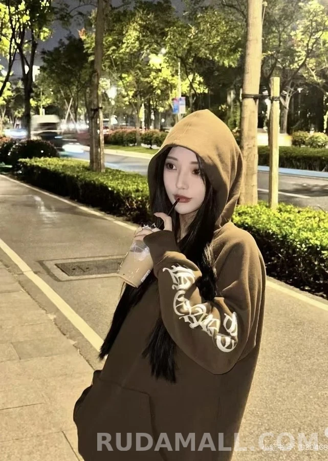 크롬하츠 크롬하츠 고딕 레터링 후드티 상세 이미지