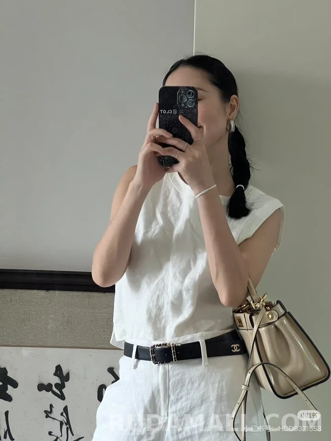 샤넬 샤넬 더블 C 로고 리버서블 벨트 상세 이미지
