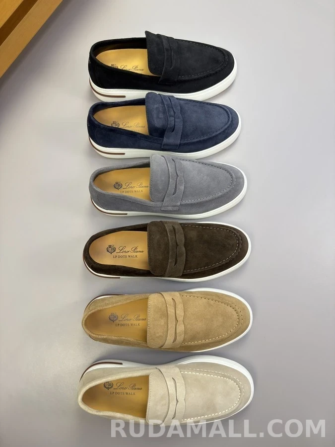 로로피아나 로로피아나 스웨이드 페니 로퍼 스니커즈 상세 이미지