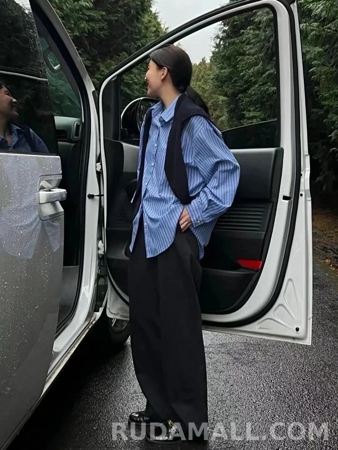 셀린느 셀린느 스트라이프 셔츠 상세 이미지
