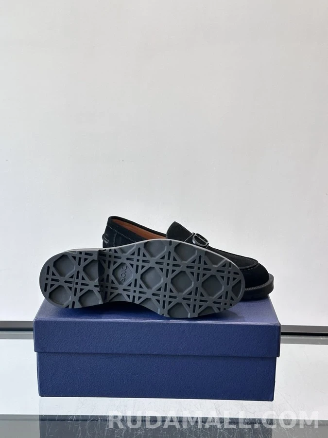 디올 디올 로고 스웨이드 로퍼 상세 이미지