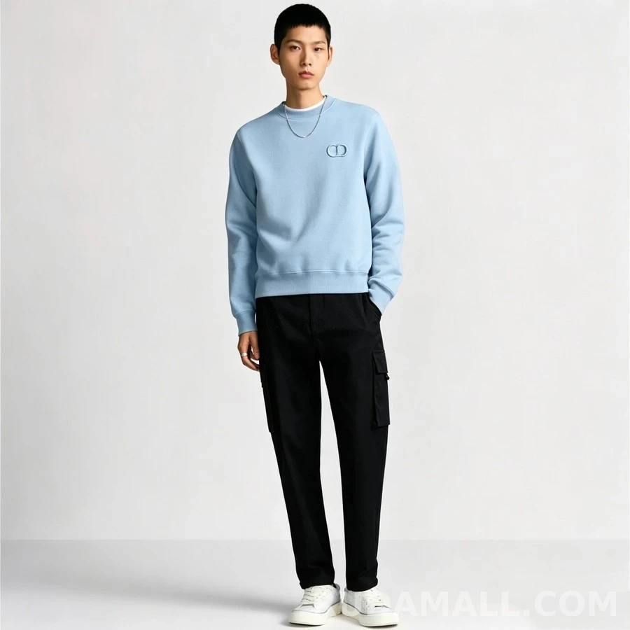 디올 디올 아이콘 자수 맨투맨 상세 이미지
